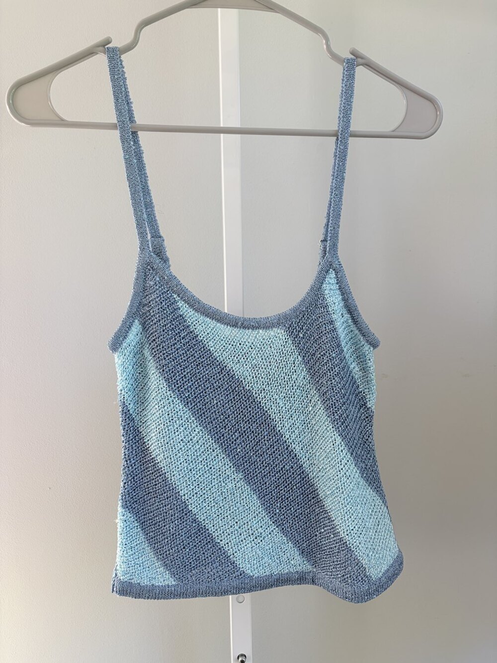 Edikted Knit Cami Blue Size XS
